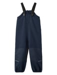 Name It Nmnalfa08 Softshell Bib Pant Solid Fo Marinblå