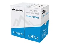 Lanberg - Samlet Kabel - 305 M - Sftp - Cat 6 - Solid, Utendørs - Grå