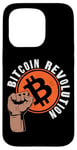 iPhone 15 Pro Bitcoin Crypto Revolution Fist Bitcoin Revolution Case