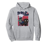 Naruto Shippuden Chibi Kakashi with Dogs Pullover Hoodie