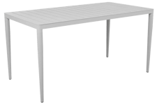 BIGBY Matbord 144x76 Light grey