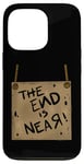 Coque pour iPhone 13 Pro Signe de costume de zombie The End Is Near