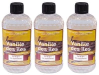 3 PARFUM INTERIEUR VANILLE A LAMPE DIFFUSEUR CATALYSE aux huiles essentielles