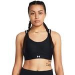 Under Armour Womens UA Infinity High Bra Top, High Support Running Bra, Sports Bra with Crisscross Straps Black