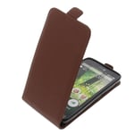 Bag for Doro Liberto 825 FlipStyle Phone Case Protection Cover Flip Case Brown