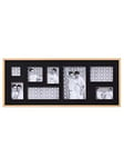 walther design Cadre photo Walther Design noir pour 8 photos Cadre de portrait en bois avec passe-partout en bois, Double YP899B