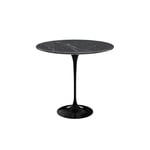 Knoll - Saarinen Oval Table - Småbord, Svart underrede, skiva i glansig svart Marquina marmor - Sidebord - Eero Saarinen - Svart - Metall/Tre