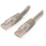 StarTech. COM 0,3 m Cat5e Noir moulé RJ45 UTP Cat 5e Patch Cable – 0,3 m Patch Cord SPIG9 6 ft Gris