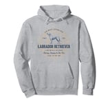 Retro Labrador Retriever Vintage Pullover Hoodie