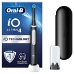 Oral-B iO4 Matte Black Electric Toothbrush with Travel Case - Toothbrush