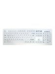 Cherry MedicalKey AK-C8100 Sanitizable - Tastatur - Tysk - Hvid