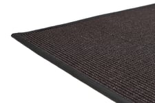 VM Carpet Matto Sisal Pyöreä 133 cm Musta - VM Carpet