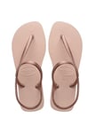 Havaianas Flash Urban, Sandales Femme, Ballet Rose/Golden Blush 37/38 EU