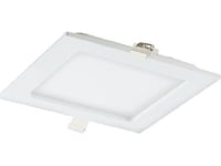 Orno Akman Led 12W, Downlight, Infälld, Kvadratisk, 800Lm, 3000K, Vit, Inbyggd Led-Strömförsörjning