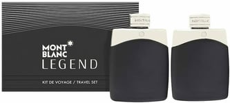 MONT BLANC LEGEND TRAVEL SET EAU DE TOILETTE 100ML + AFTER SHAVE LOTION 100ML