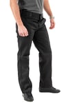 Dickies Men's 873 Slim Straight Work Trousers Pants, Black, 30