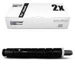 2x Toner for Canon Imagerunner Advance C 2025 2030 2220 2225 2230 like BLACK