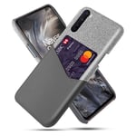 OnePlus Bofink Nord Card kuoret - Harmaa Hopea/Harmaa