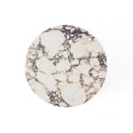 Sivupöytä Androgyne Ivory Steel Calacatta Viola Marble