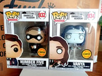 EN STOCK - FUNKO POP UMBRELLA ACADEMY VANYA + NUMBER FIVE CHASE EXCLUSIVE