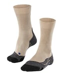 FALKE Men's TK2 Explore Cool M SO Lyocell Functional Yarn Thick Anti-Blister 1 Pair Hiking Socks, Beige (Nature Melange 4100), 11-12.5