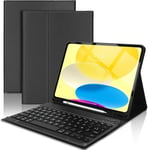 Clavier pour iPad 10 ème - Coque Clavier iPad 10eme Generation, AZERTY