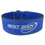 Best Body Nutrition Ceinture de Musculation pour Homme et Femme Bleu Taille XL