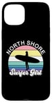 Coque pour iPhone 15 Plus Surfer Girl North Shore Hawaii Hawaii Surf Beach