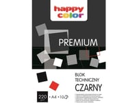 Happy Color Teknisk Block A4 10K Svart