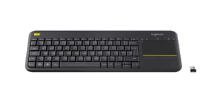 LOGITECH – LOGI K400 Plus Touch Keyboard black(FRA) (920-007129)