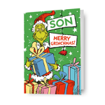 Christmas Card The Grinch Son Christmas Card Includes Envelope 9 X 6 Inches