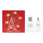 GIORGIO ARMANI ACQUA DI GIO HOMME GIFT SET 50ML EDT SPRAY + EDT 15ML - NEW