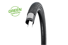 Cykeldäck Schwalbe Road Cruiser Green K-Guard 14 x 1 3/8 (37-288)