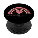 Joyeuse Saint-Valentin, Rainbow Heart Love PopSockets PopGrip Adhésif