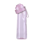 Smaksatt vattenflaska med 7 smakpods Air Water Up flaska Frostad svart 650ml Air Starter Up Set Vattenkopp för camping Sport Klar Rosa Clear Pink Only water bottle