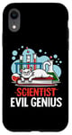 iPhone XR Evil Genius Scientist Cat Chemistry Lab Art Case