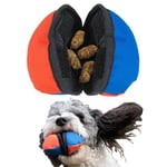 Tug-E-Nuff Dog Gear, La Palourde | Jouet Distributeur de Friandises pour Chien Compact avec Mécanisme d'Ouverture Astucieux | Tug Chien Conforme à la Poche et Taille 4,5 Pouces | Boudin Mordant Chien