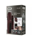 Wahl Groom Ease Beard Hair Cutter Nose Nasal Ear Trimmer Clipper Gift Set Maroon