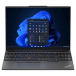 Lenovo ThinkPad E16 Gen 1 AMD AMD Ryzen 5 7530U-processor 2,00 GHz op til 4,50 GHz, Intet styresystem, 512 GB SSD M.2 2242 PCIe Gen4 TLC Opal