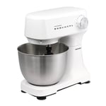 Daewoo Essentials Stand Mixer 3.5 Litres With Stainless Steel Bowl, 3 Attachments Flat Beater, Balloon Whisk, Dough Hook, Splash Guard, 12 Speeds Plus Pulse, Suction Feet For Stability