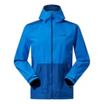 Berghaus Men's Deluge Pro 2.0 Waterproof Shell Jacket, Adjustable, Durable Coat, Rain Protection, Limoges/Turkish Sea, M