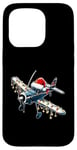 iPhone 15 Pro RC Airplane Model Flight Pilot Christmas Hat Xmas Case