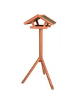 Trixie natura bird feeder with stand pine wood 46 × 22 × 44 cm/1.15 m brown