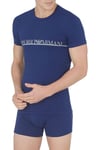 Emporio Armani Men's Emporio Armani the New Icon Men's Crew Neck T-shirt T Shirt, Ink., L UK