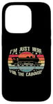 Coque pour iPhone 14 Pro Rétro Wagon Train Lover Model Train Conducteur Drôle