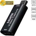 GOOD-Cartes de Capture Audio vidéo HDMI Video Capture Card Streaming HDMI pour Windows Android and MacOS Enregistrement vidéo HD