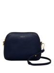 Radley Dukes Place Leather Medium Zip-Top Crossbody Bag, Evenfall