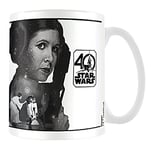 Pyramid International AFMG24657 Star Wars 40th Anniversary (Princess Leia) Official Boxed Ceramic Coffee/Tea Mug, Paper, Multi-Colour, 11 x 11 x 1.3 cm