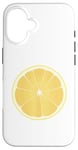 iPhone 16 Lemon Fruit Food Yellow, Slice Juicy Citrus Case