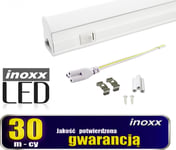 Nvox Linjär Led Fluorescerande T5 90Cm 14W On/Off Varm 3000K Ytmonterad Lampa Integrerad I Armaturen